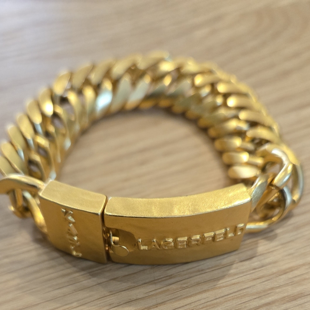 Vintage Karl Lagerfeld ID Style Bracelet